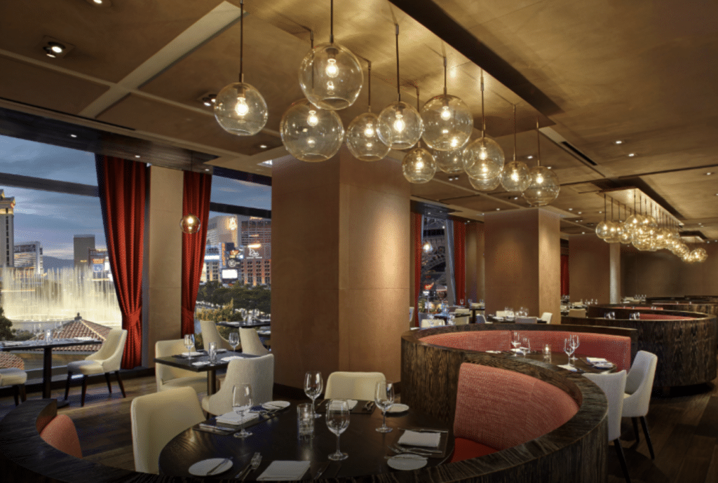 Scarpetta restaurant at The Venetian Las Vegas offering modern Italian cuisine in a sophisticated setting.